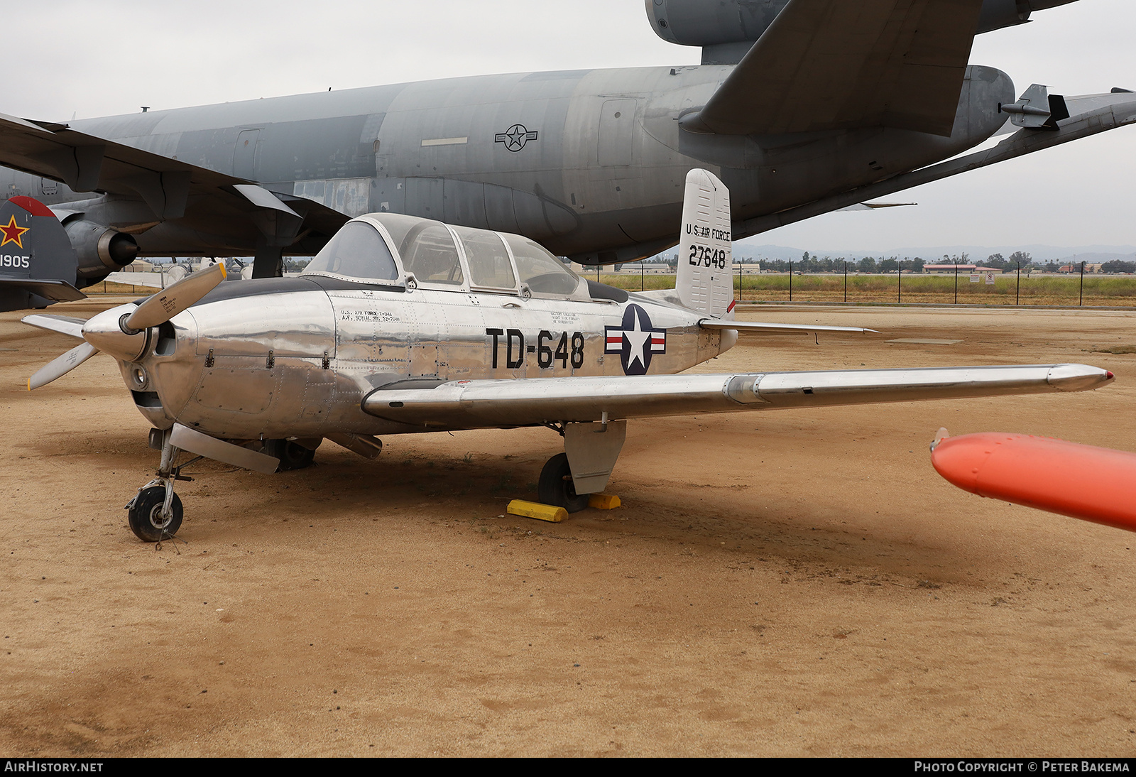 Aircraft Photo of 52-7648 / 27648 | Beech T-34A Mentor | USA - Air Force | AirHistory.net #692490