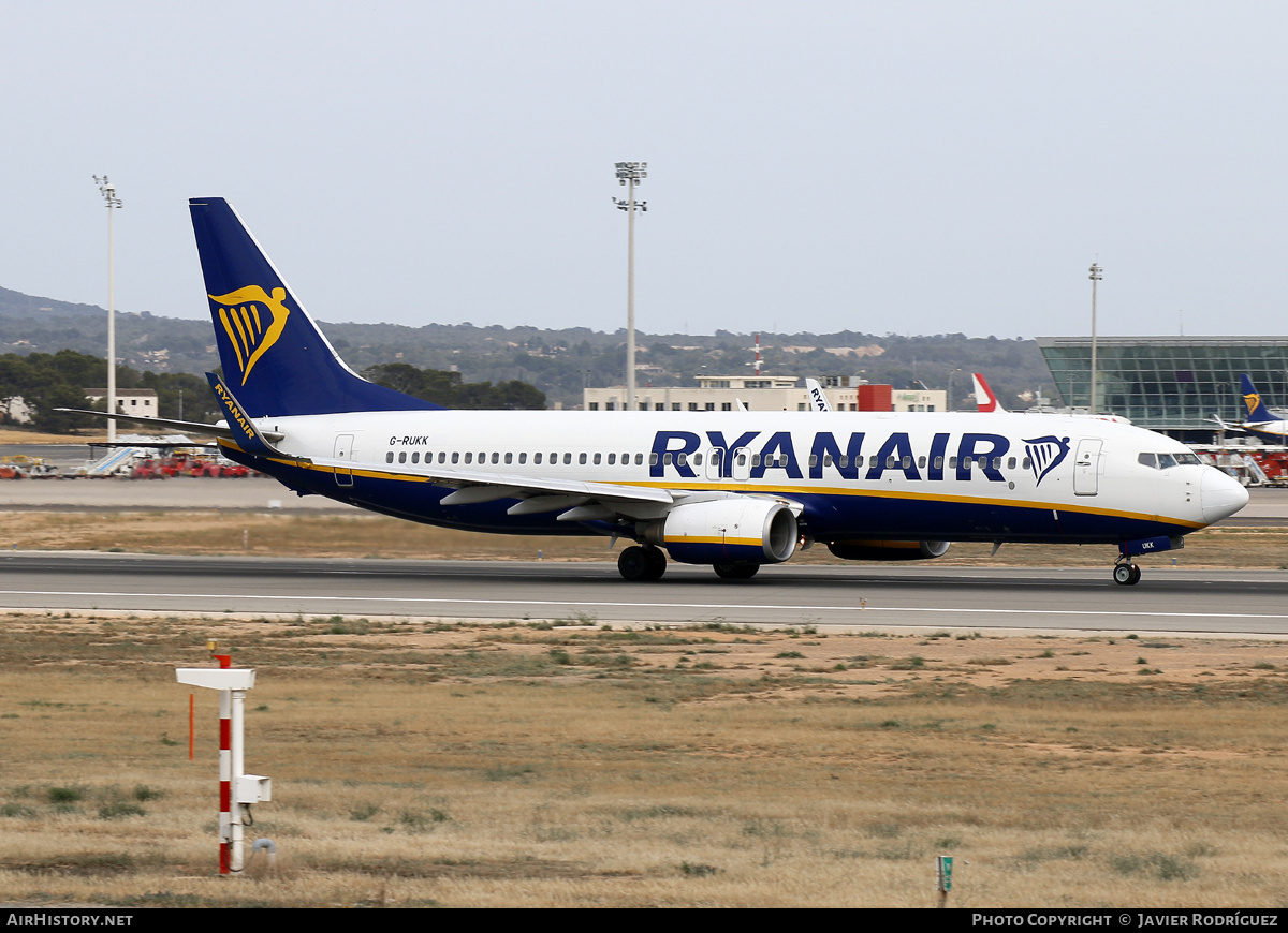 Aircraft Photo of G-RUKK | Boeing 737-8AS | Ryanair | AirHistory.net #692532