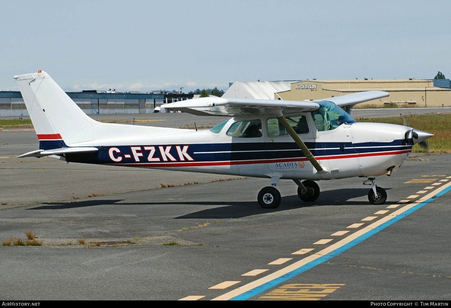 Aircraft Photo of C-FZKK | Cessna 172N Skyhawk | Acadia College | AirHistory.net #692560