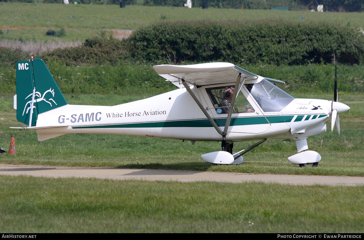 Aircraft Photo of G-SAMC | Comco Ikarus C42-FB80 Bravo | White Horse Aviation | AirHistory.net #692563