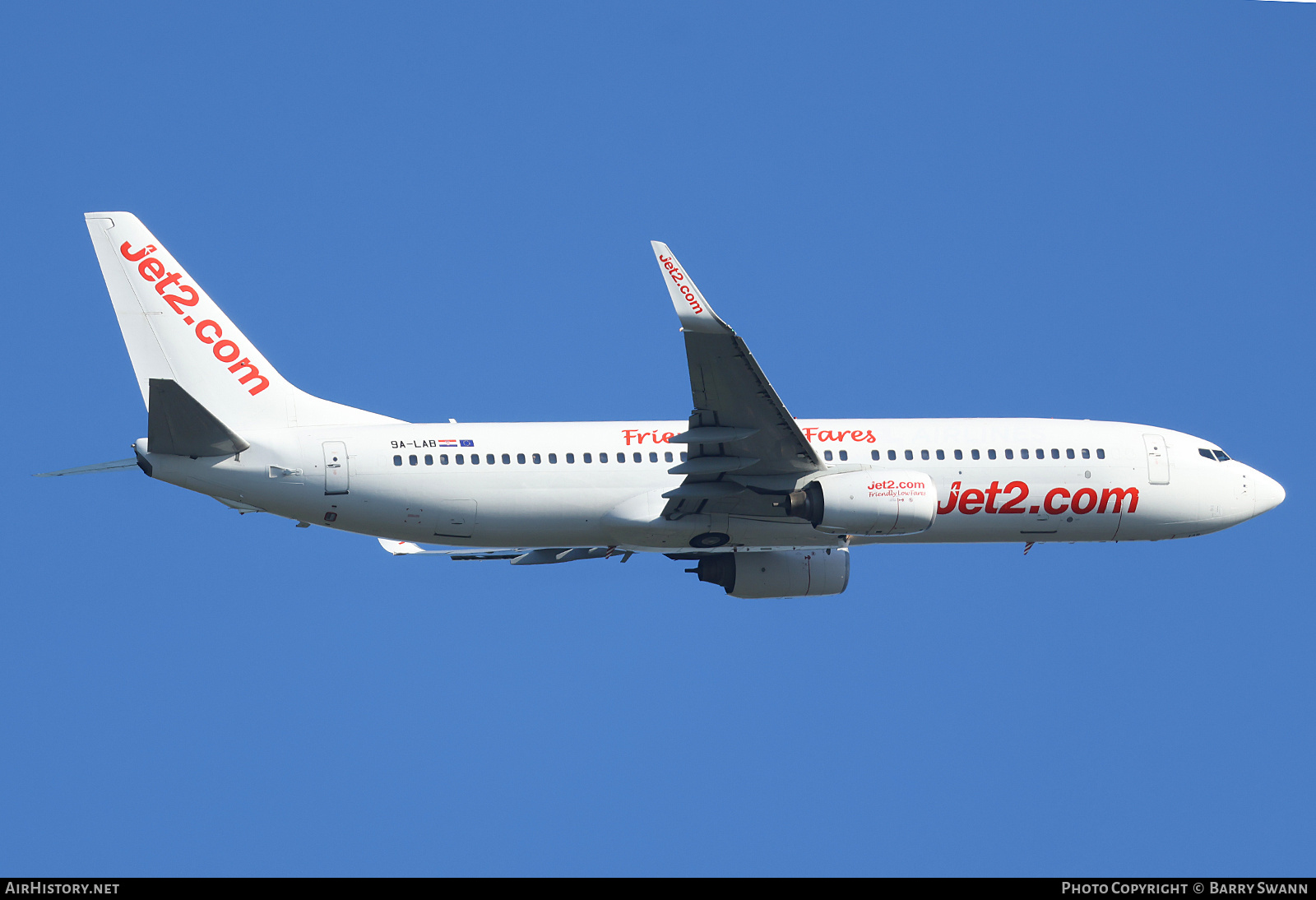 Aircraft Photo of 9A-LAB | Boeing 737-8K5 | Jet2 | AirHistory.net #692571