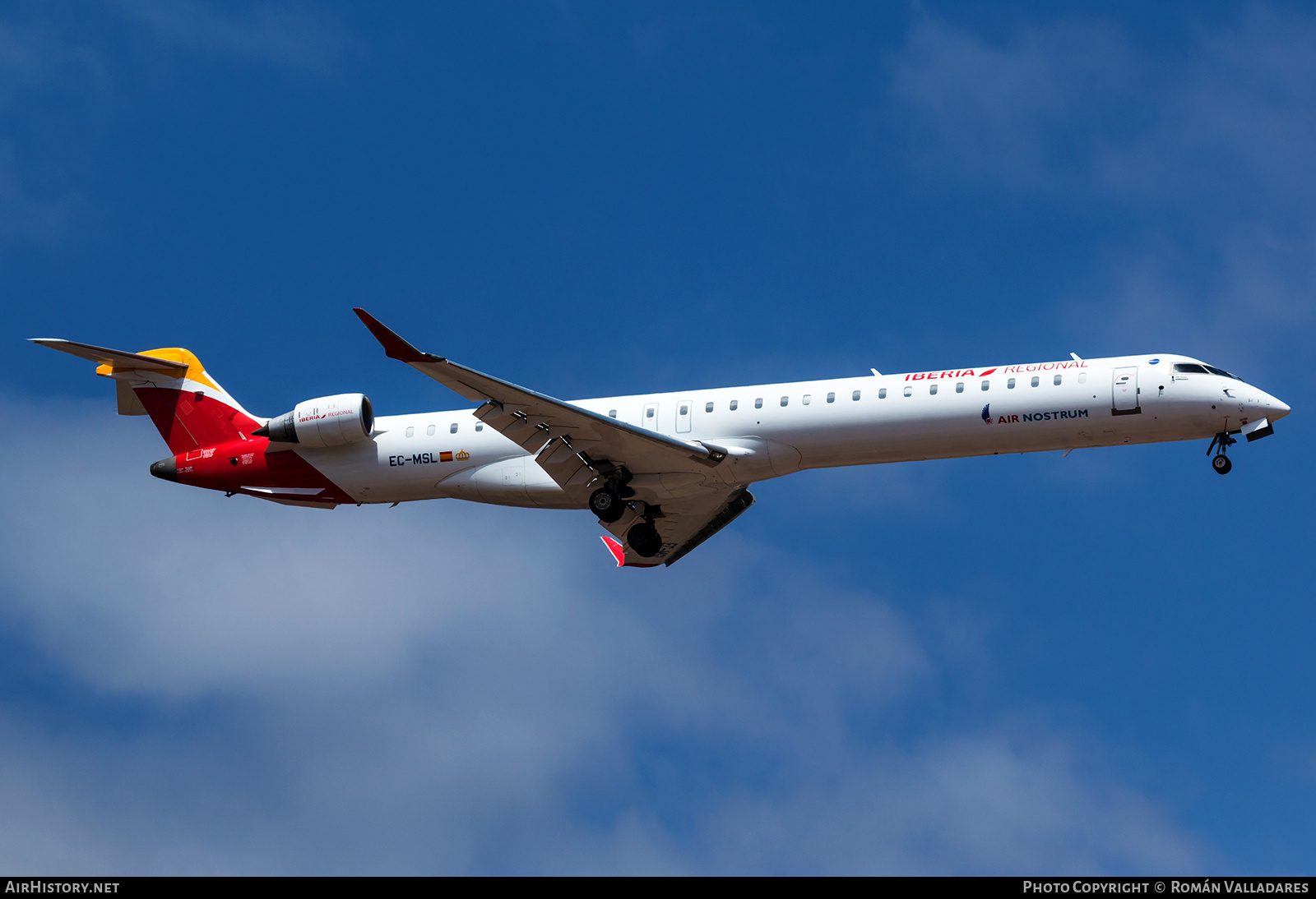Aircraft Photo of EC-MSL | Bombardier CRJ-1000 (CL-600-2E25) | Iberia Regional | AirHistory.net #692572