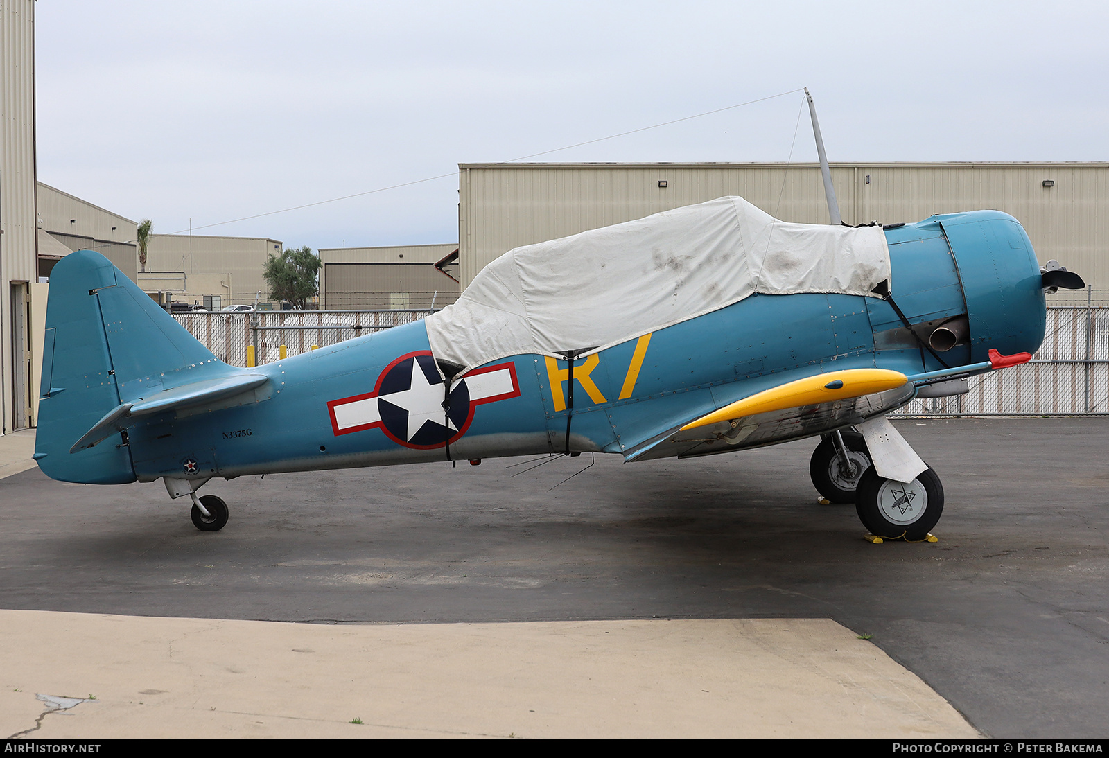 Aircraft Photo of N3375G | North American SNJ-5 Texan | USA - Navy | AirHistory.net #692624