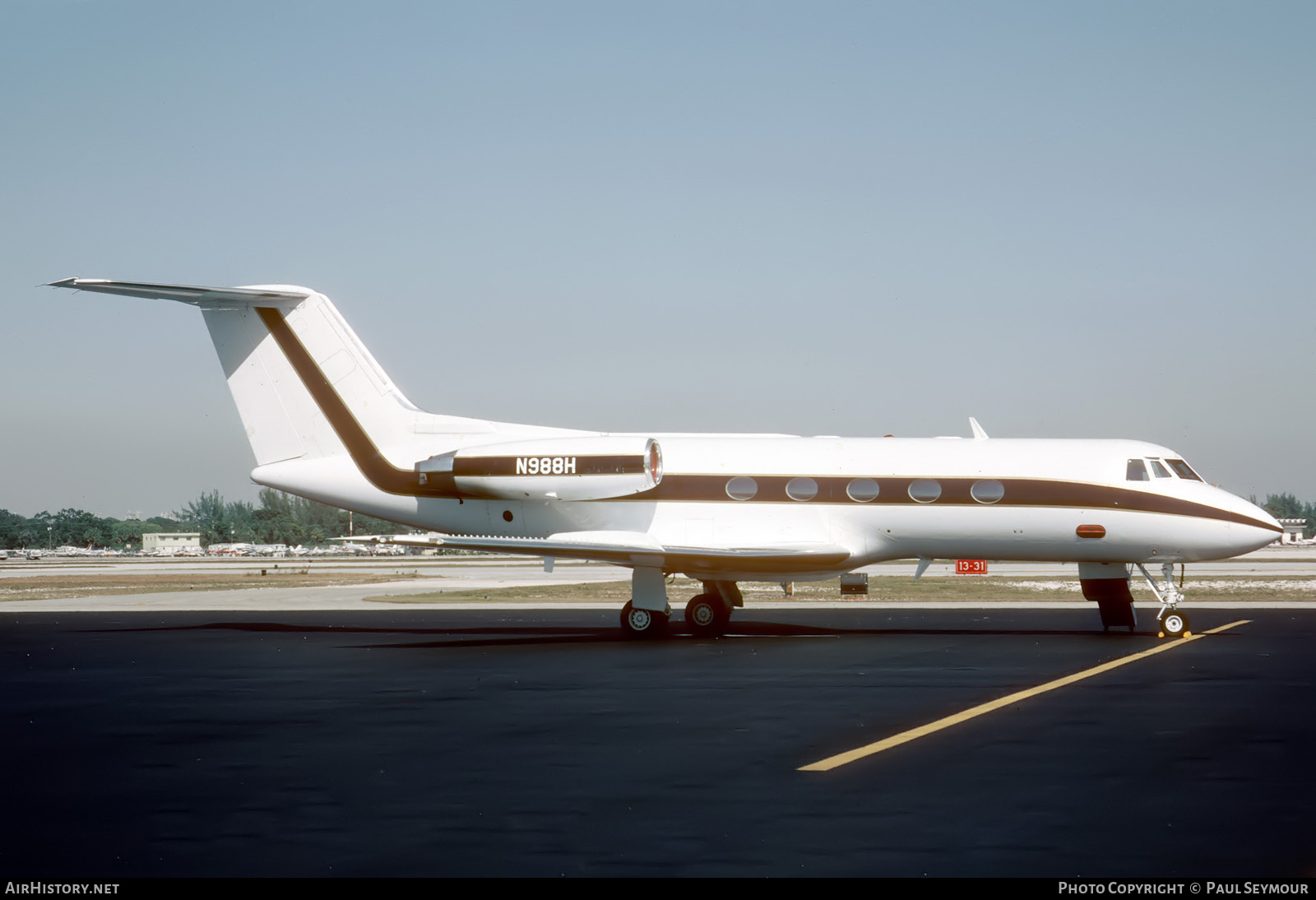Aircraft Photo of N988H | Grumman American G-1159 Gulfstream II | AirHistory.net #692663