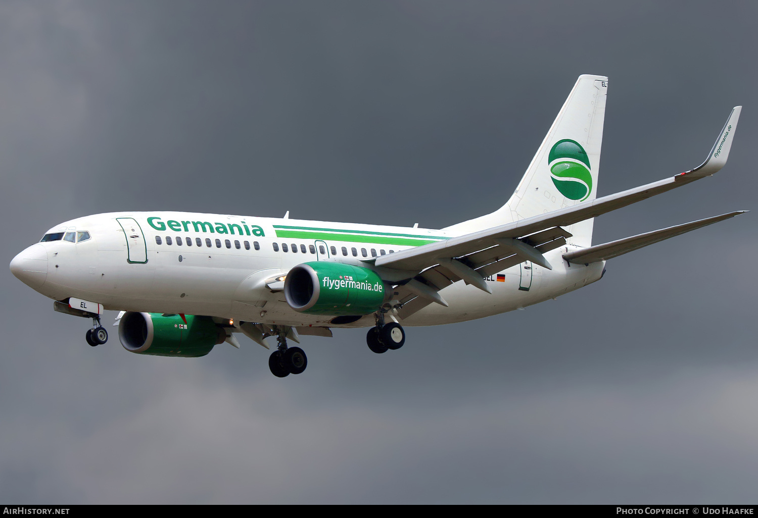Aircraft Photo of D-AGEL | Boeing 737-75B | Germania | AirHistory.net #692775