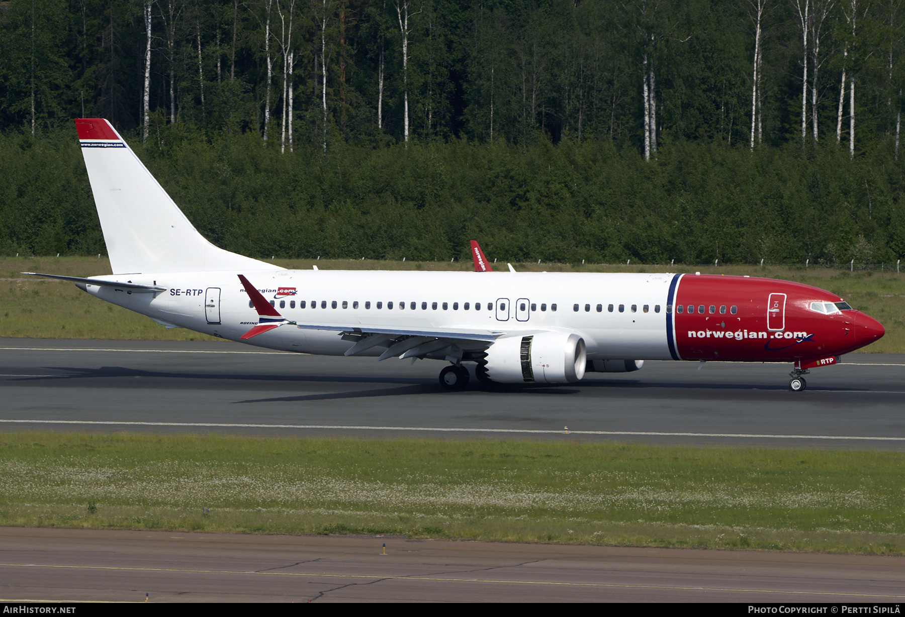 Aircraft Photo of SE-RTP | Boeing 737-8 Max 8 | Norwegian | AirHistory.net #692823