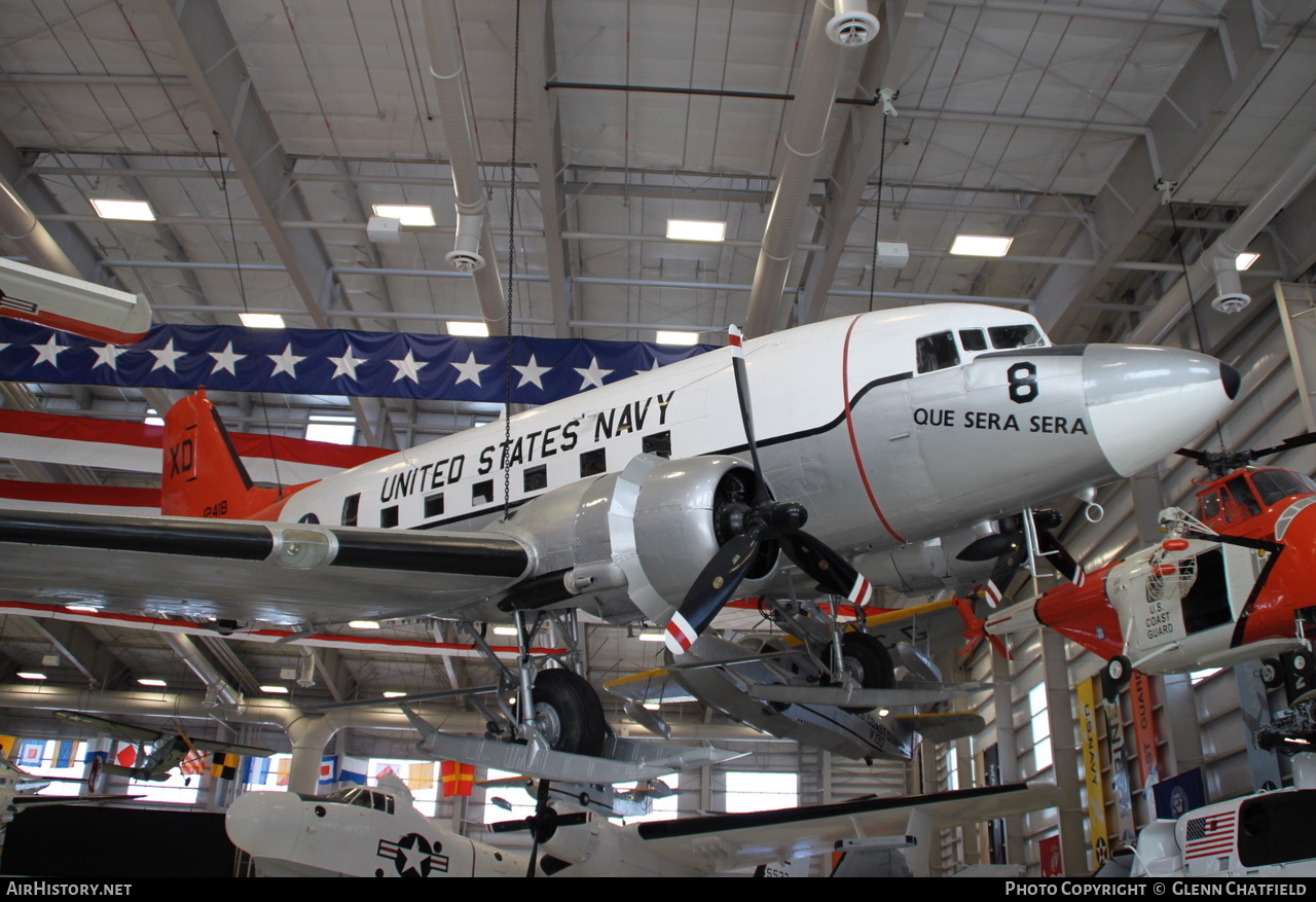 Aircraft Photo of 12418 | Douglas R4D-5L Skytrain | USA - Navy | AirHistory.net #692833
