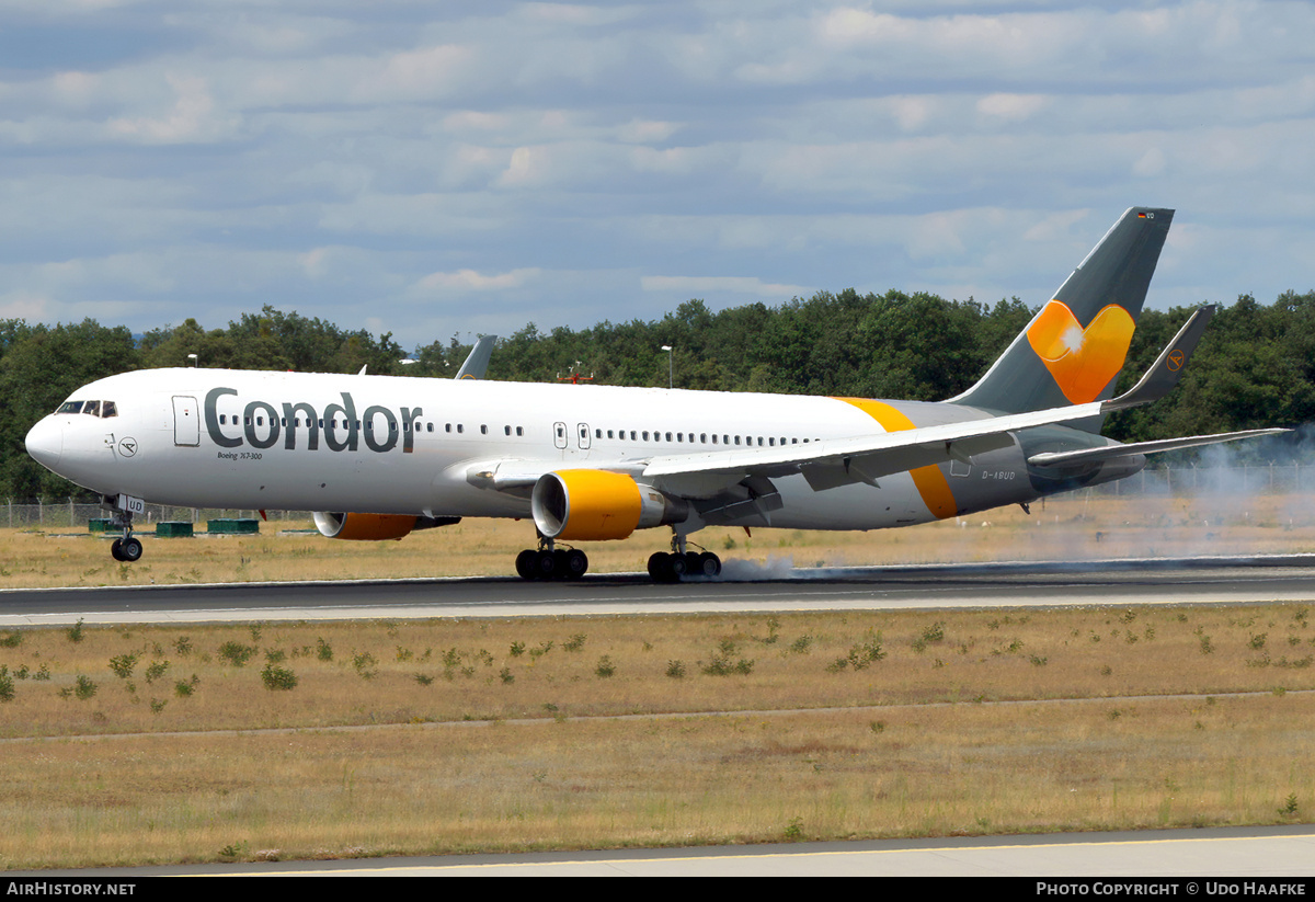 Aircraft Photo of D-ABUD | Boeing 767-330/ER | Condor Flugdienst | AirHistory.net #692839