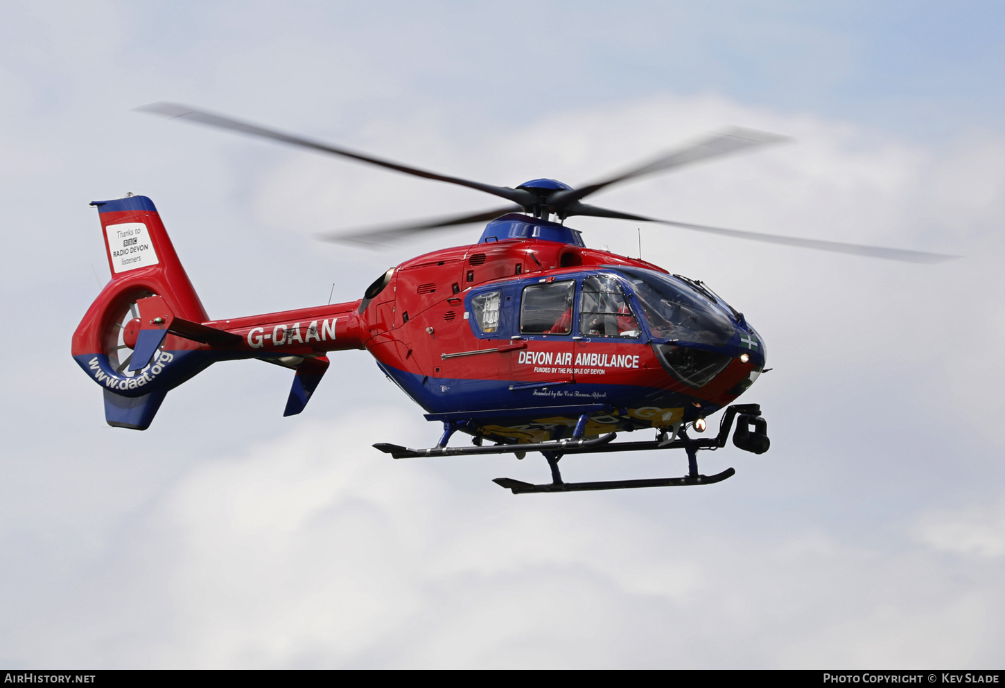 Aircraft Photo of G-DAAN | Eurocopter EC-135P-2+ | Devon Air Ambulance | AirHistory.net #692860