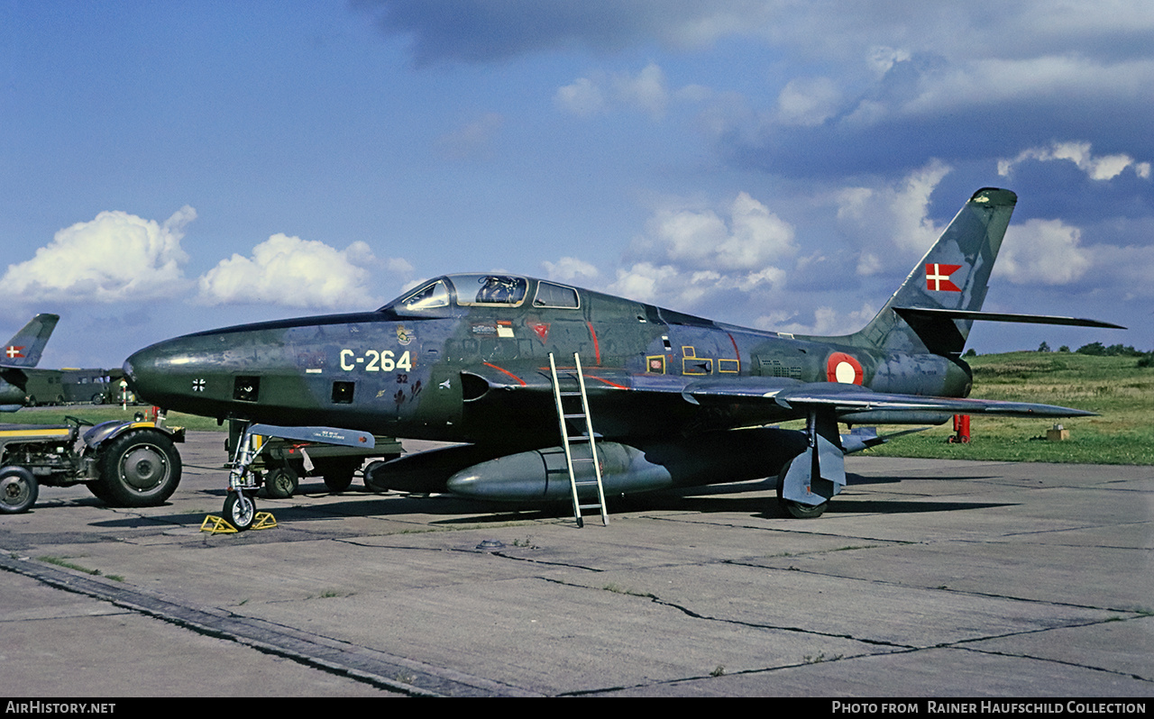 Aircraft Photo of C-264 | Republic RF-84F Thunderflash | Denmark - Air Force | AirHistory.net #692861