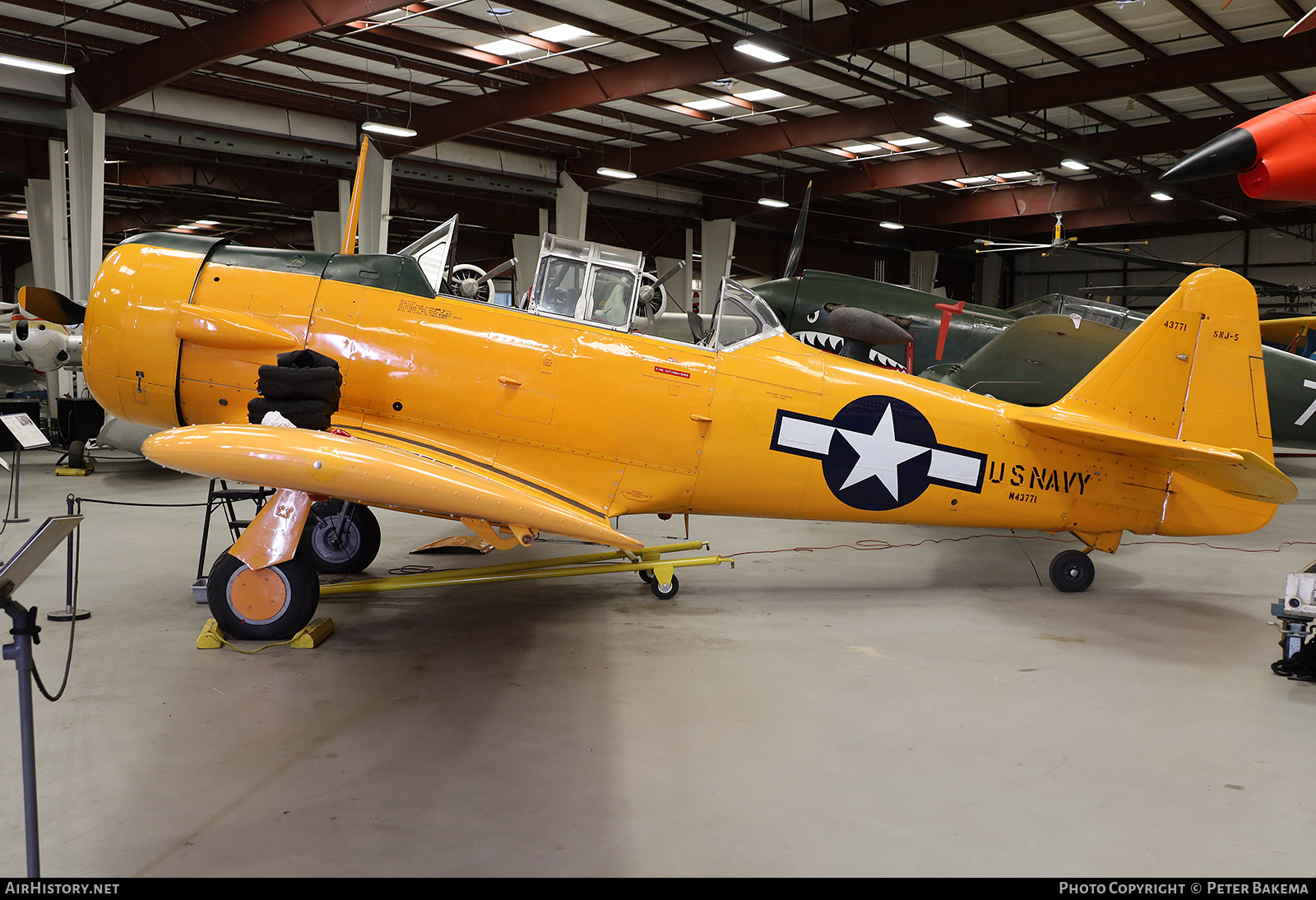 Aircraft Photo of N43771 / 43771 | North American SNJ-5 Texan | USA - Navy | AirHistory.net #692866