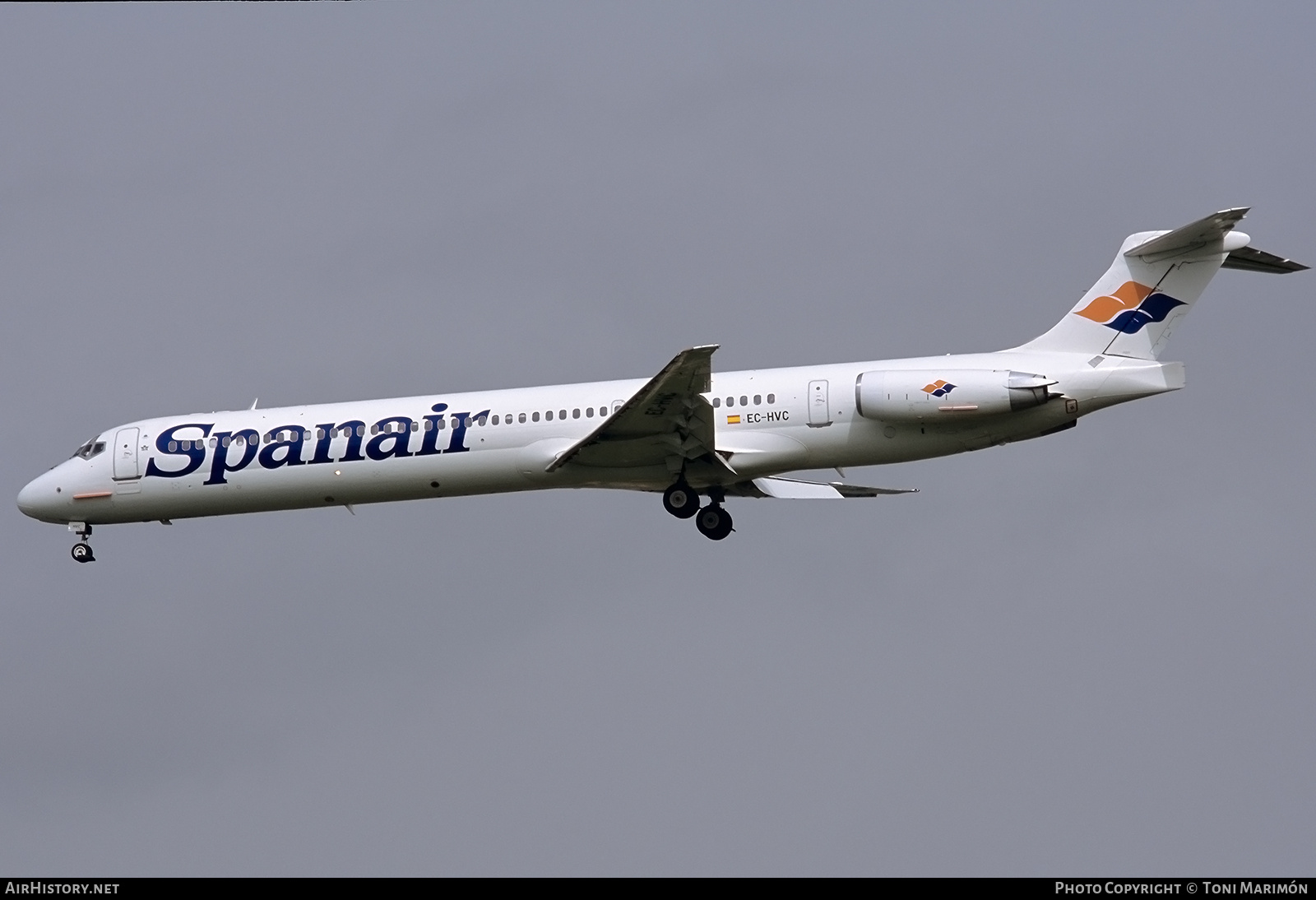 Aircraft Photo of EC-HVC | McDonnell Douglas MD-82 (DC-9-82) | Spanair | AirHistory.net #692885