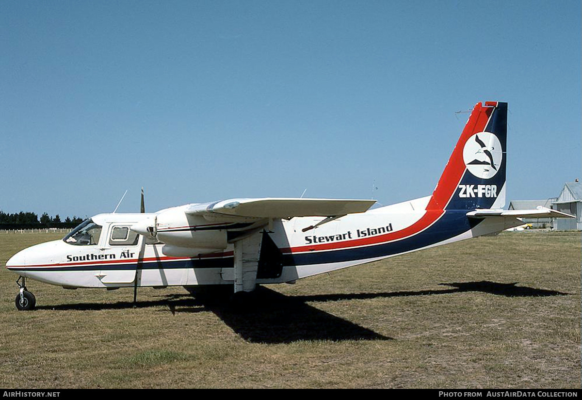 Aircraft Photo of ZK-FGR | Britten-Norman BN-2A-26 Islander | Southern Air | AirHistory.net #692891
