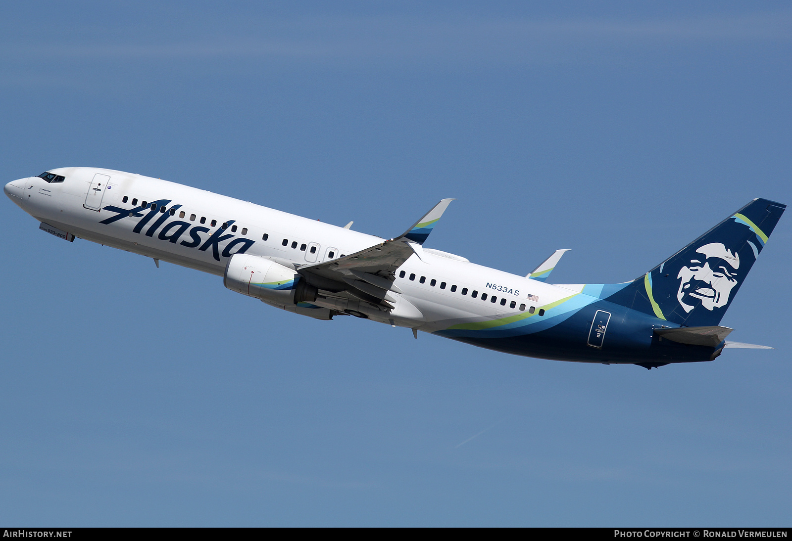 Aircraft Photo of N533AS | Boeing 737-890 | Alaska Airlines | AirHistory.net #692947