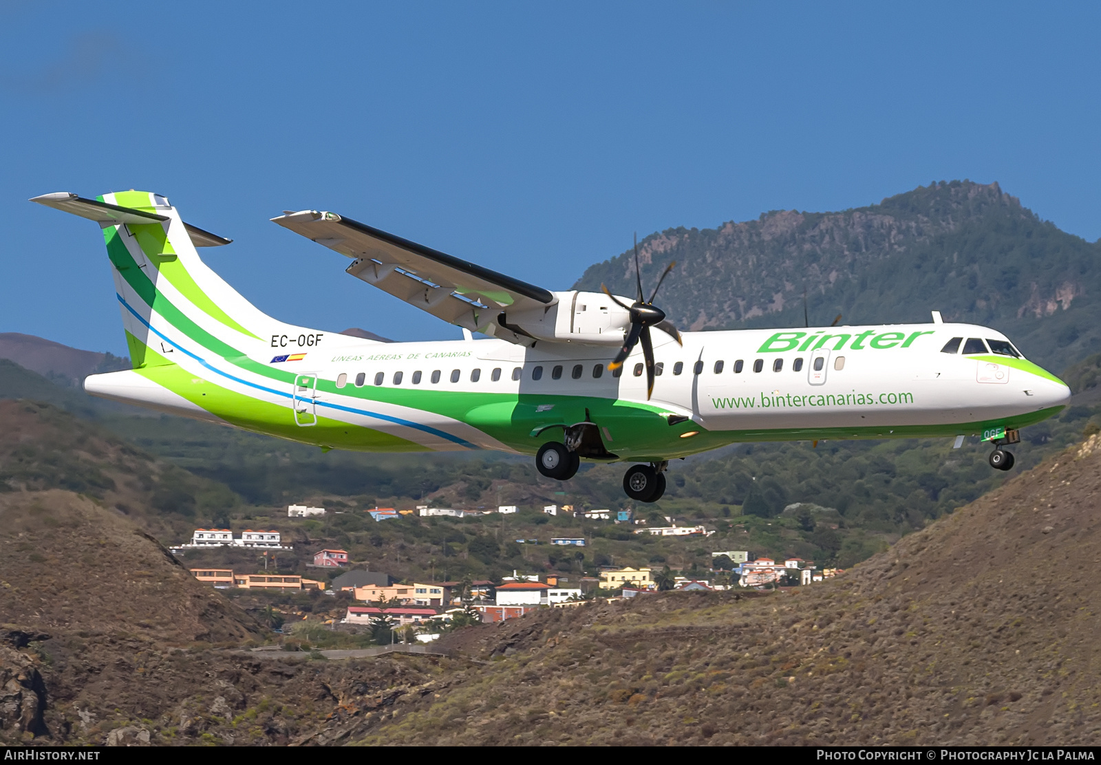 Aircraft Photo of EC-OGF | ATR ATR-72-600 (ATR-72-212A) | Binter Canarias | AirHistory.net #693032