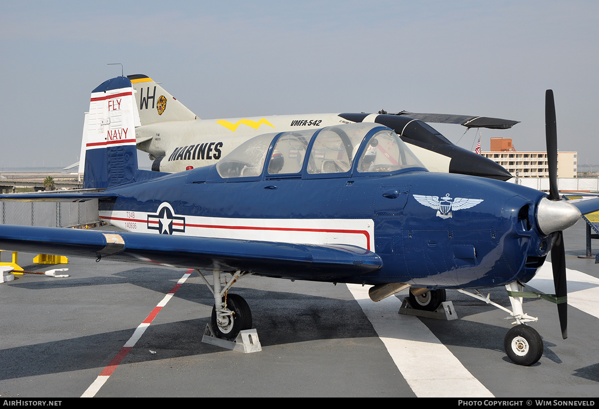 Aircraft Photo of 140936 | Beech T-34B Mentor | USA - Navy | AirHistory.net #693041