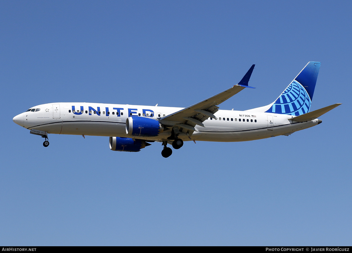 Aircraft Photo of N17306 | Boeing 737-8 Max 8 | United Airlines | AirHistory.net #693045