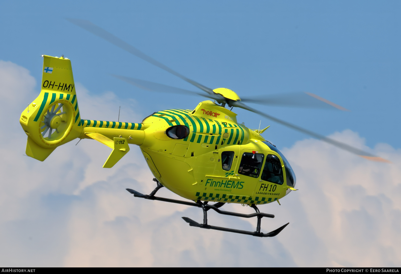 Aircraft Photo of OH-HMY | Eurocopter EC-135P-2+ | FinnHEMS | AirHistory.net #693048