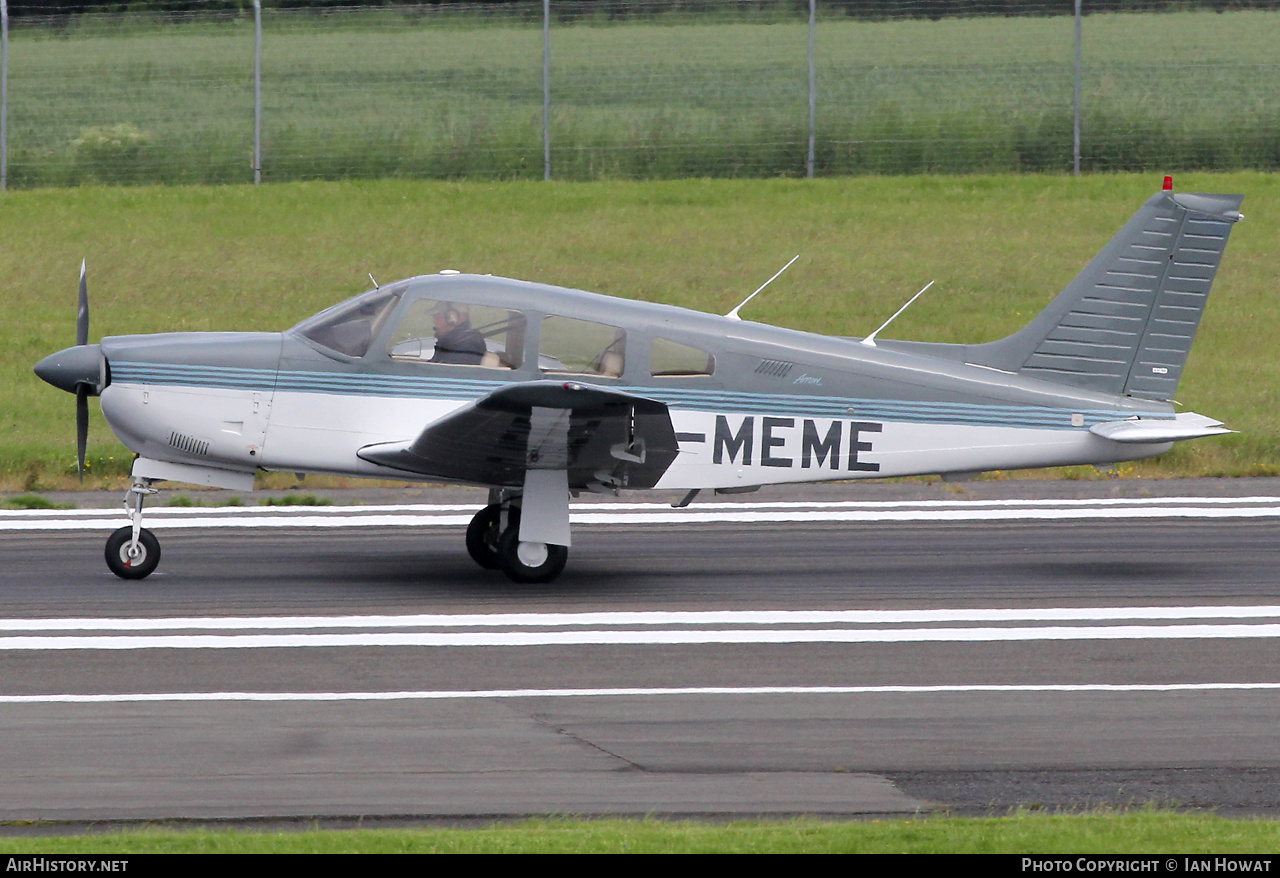 Aircraft Photo of G-MEME | Piper PA-28R-201 Cherokee Arrow III | AirHistory.net #693055