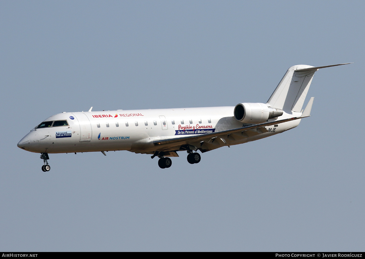 Aircraft Photo of EC-MJE | Bombardier CRJ-200ER (CL-600-2B19) | Iberia Regional | AirHistory.net #693066