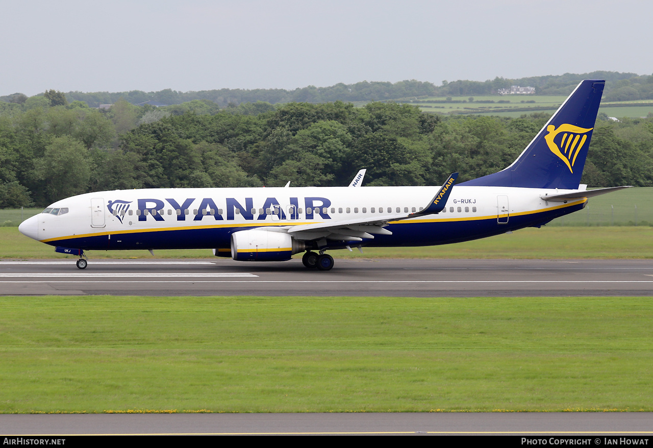 Aircraft Photo of G-RUKJ | Boeing 737-8AS | Ryanair | AirHistory.net #693080