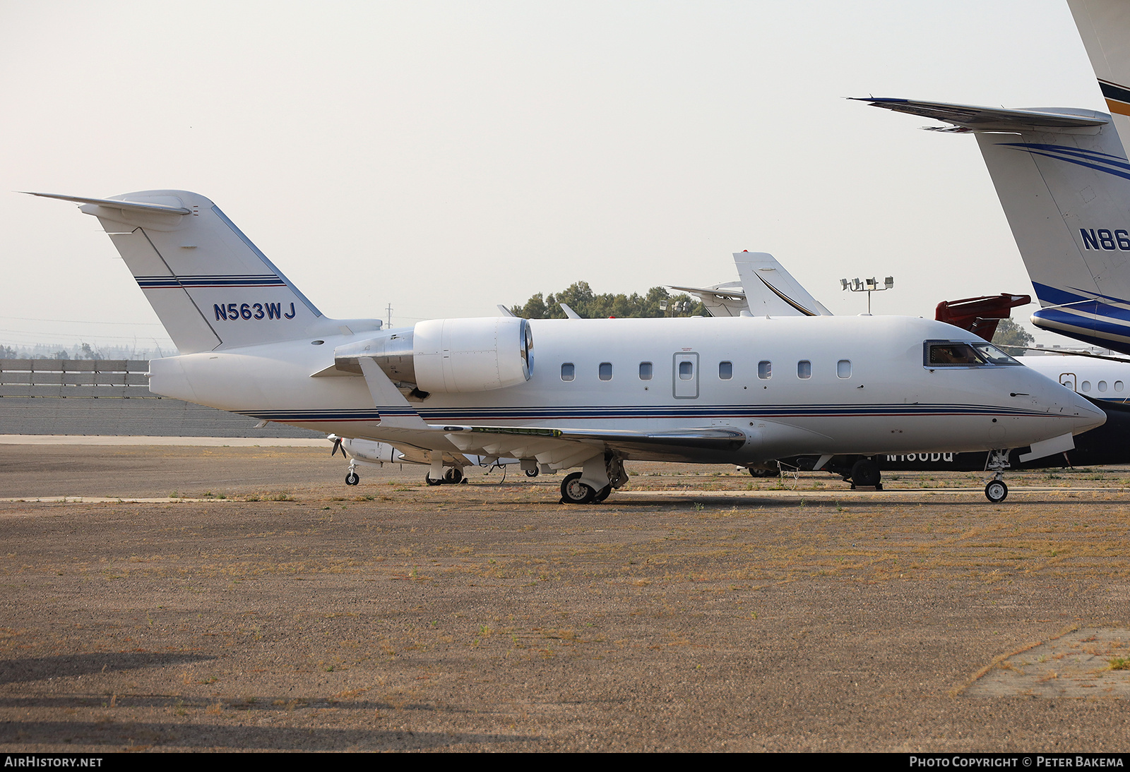 Aircraft Photo of N563WJ | Canadair Challenger 601-3R (CL-600-2B16) | AirHistory.net #693092