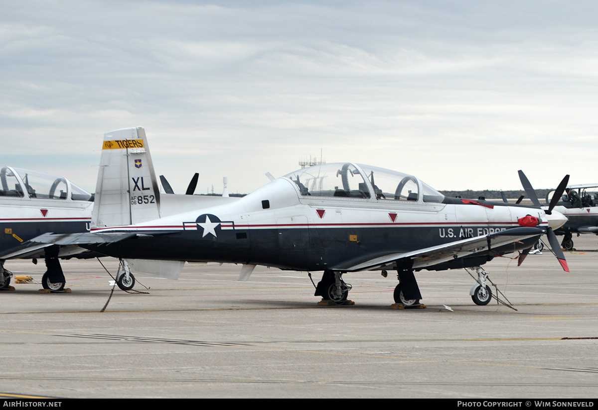 Aircraft Photo of 06-3852 / AF06-852 | Raytheon T-6A Texan II | USA - Air Force | AirHistory.net #693093