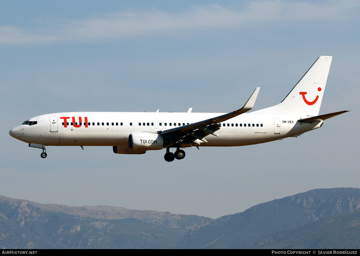Aircraft Photo of OM-HEX | Boeing 737-81Q | TUI | AirHistory.net #693107