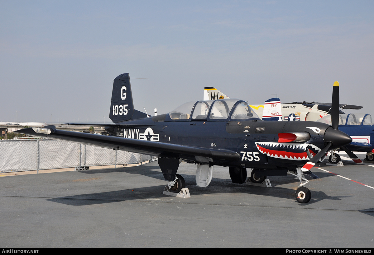 Aircraft Photo of 161035 | Beech T-34C Turbo Mentor | USA - Navy | AirHistory.net #693127