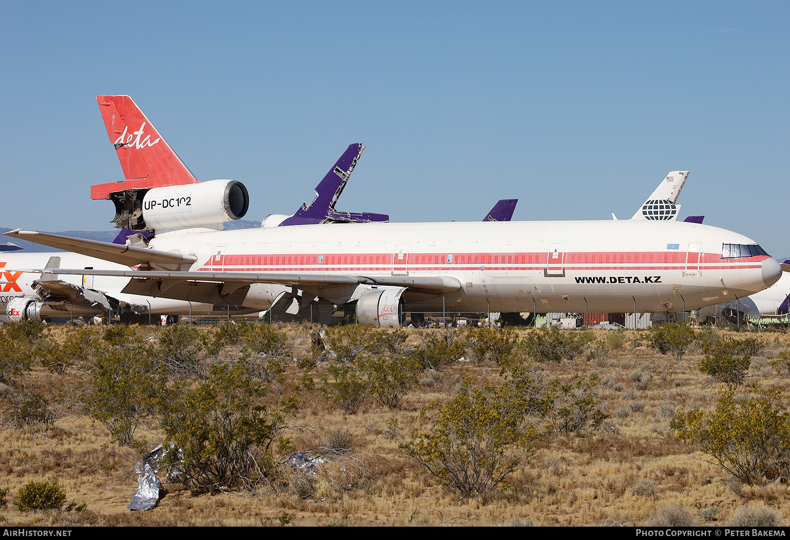 Aircraft Photo of UP-DC102 | McDonnell Douglas DC-10-40 | Deta Air | AirHistory.net #693137