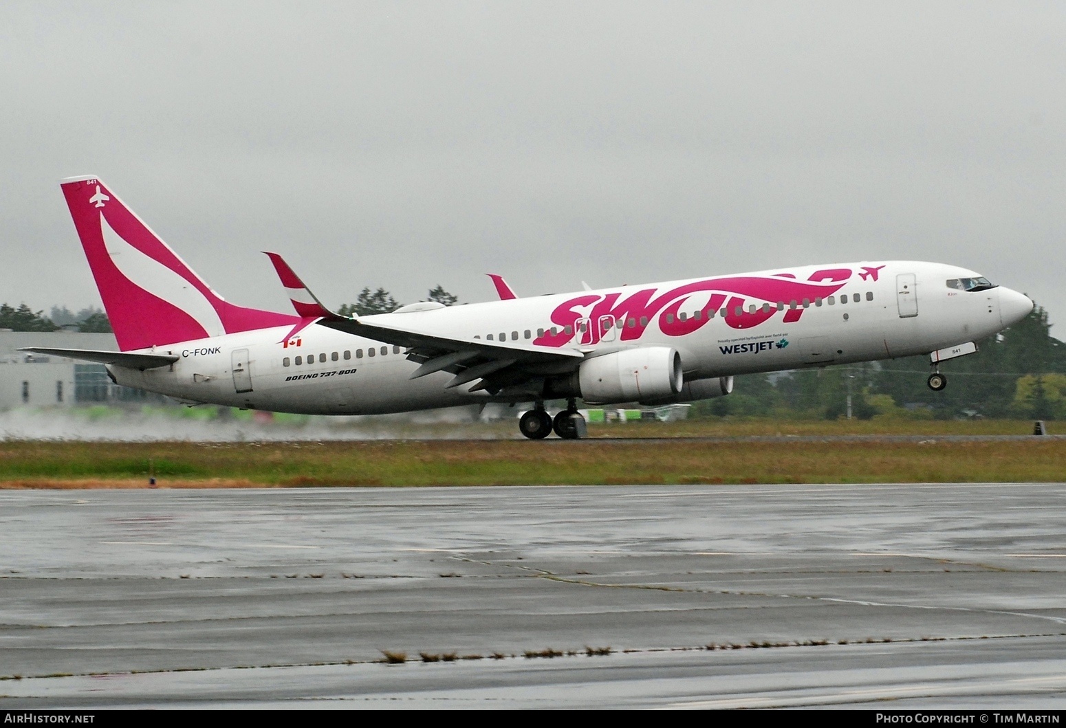 Aircraft Photo of C-FONK | Boeing 737-8CT | Swoop | AirHistory.net #693138