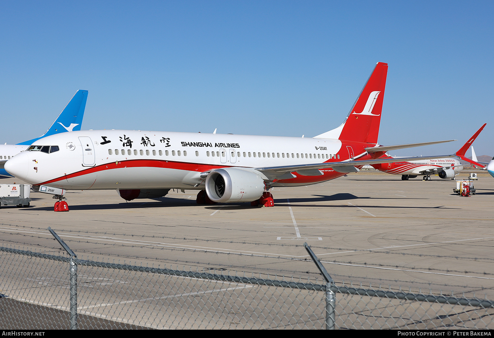 Aircraft Photo of B-20AY | Boeing 737-8 Max 8 | Shanghai Airlines | AirHistory.net #693143