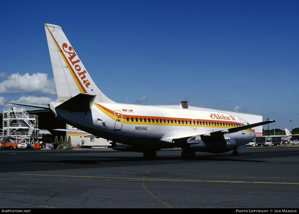 Aircraft Photo of N804AL | Boeing 737-2Q9/Adv | Aloha Airlines | AirHistory.net #693150