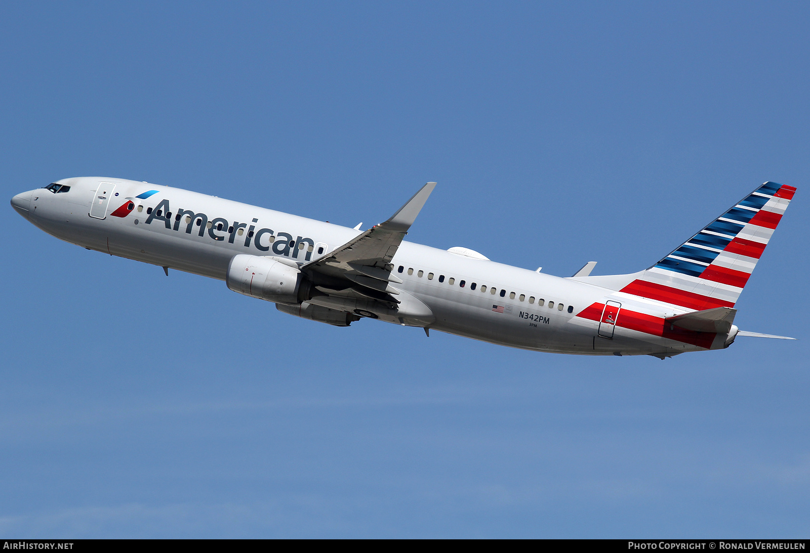 Aircraft Photo of N342PM | Boeing 737-823 | American Airlines | AirHistory.net #693163