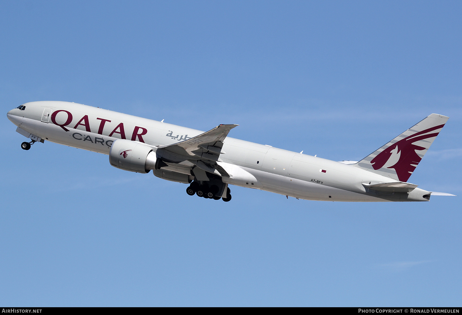 Aircraft Photo of A7-BFV | Boeing 777-F | Qatar Airways Cargo | AirHistory.net #693164