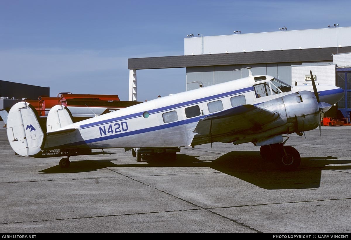 Aircraft Photo of N42D | Beech E18S-9700 | Methow Aviation | AirHistory.net #693171