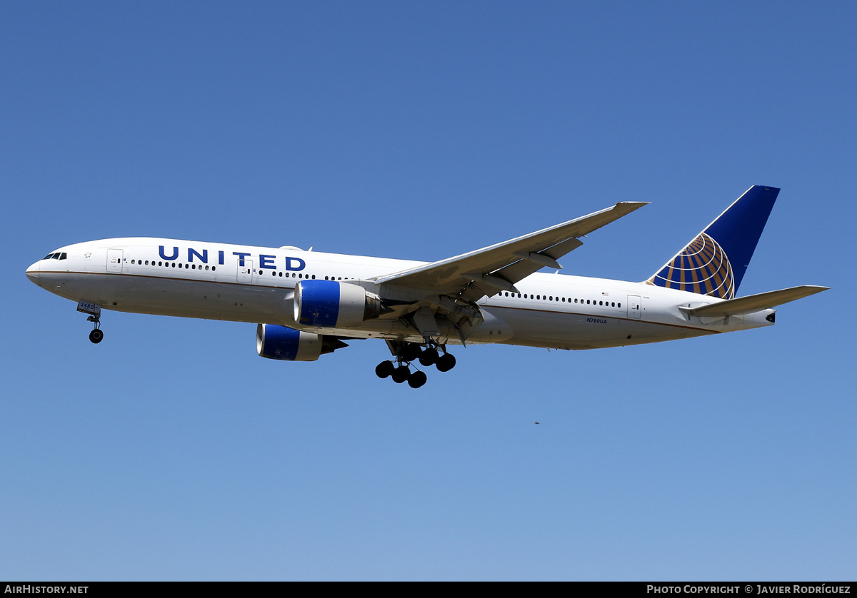 Aircraft Photo of N780UA | Boeing 777-222 | United Airlines | AirHistory.net #693185