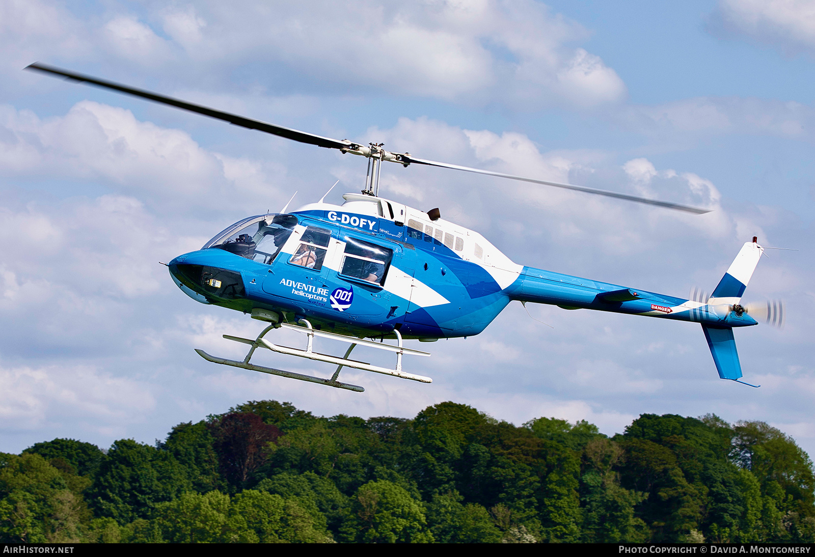 Aircraft Photo of G-DOFY | Bell 206B-3 JetRanger III | Adventure 001 Helicopters | AirHistory.net #693274