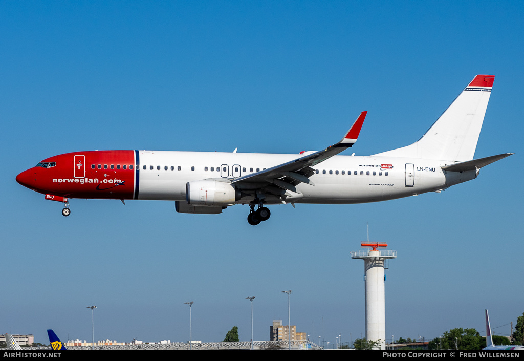 Aircraft Photo of LN-ENU | Boeing 737-8JP | Norwegian | AirHistory.net #693276