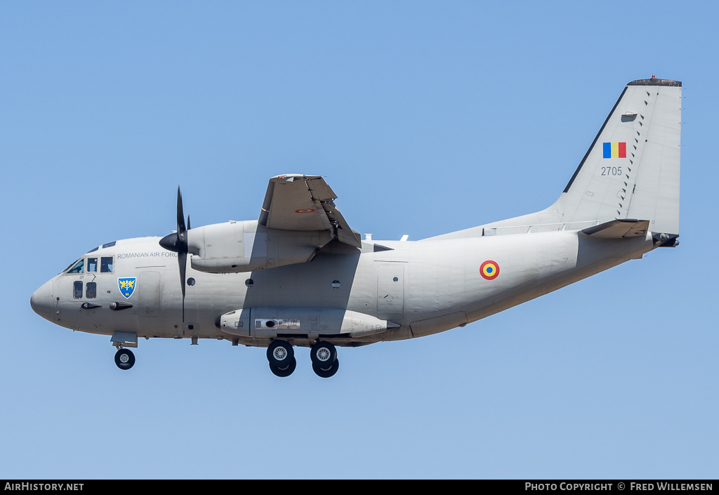 Aircraft Photo of 2705 | Alenia C-27J Spartan | Romania - Air Force | AirHistory.net #693281