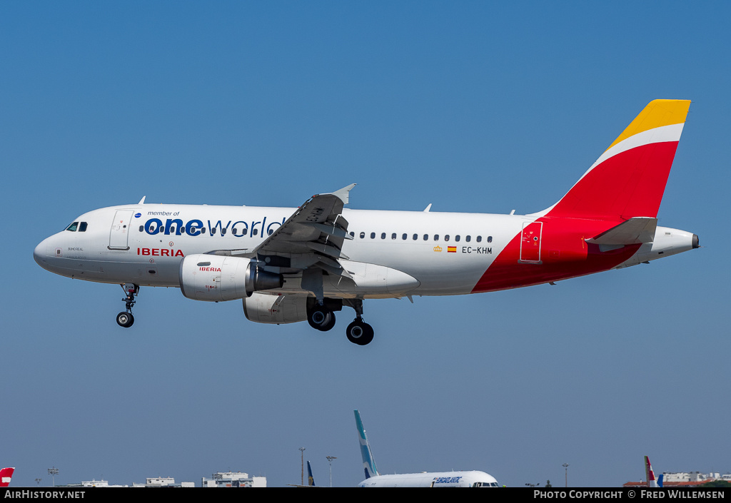 Aircraft Photo of EC-KHM | Airbus A319-111 | Iberia | AirHistory.net #693295