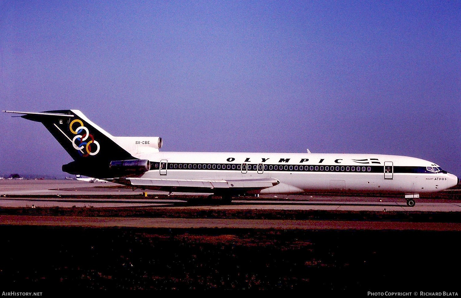 Aircraft Photo of SX-CBE | Boeing 727-284 | Olympic | AirHistory.net #693316
