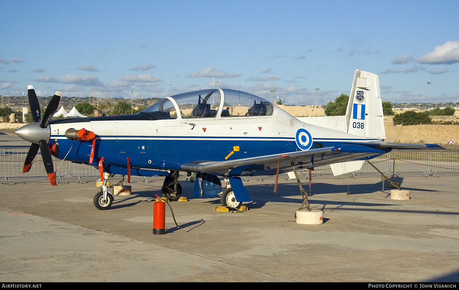 Aircraft Photo of 038 | Raytheon T-6A/NTA Texan II | Greece - Air Force | AirHistory.net #693322