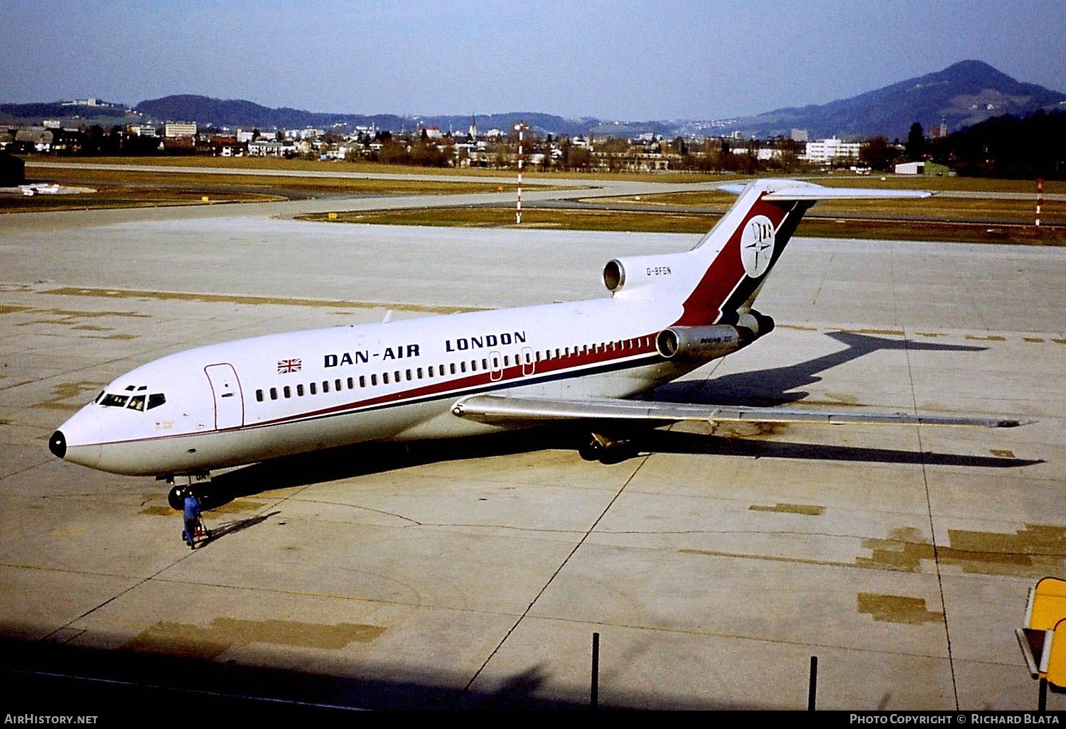 Aircraft Photo of G-BFGN | Boeing 727-95 | Dan-Air London | AirHistory.net #693345
