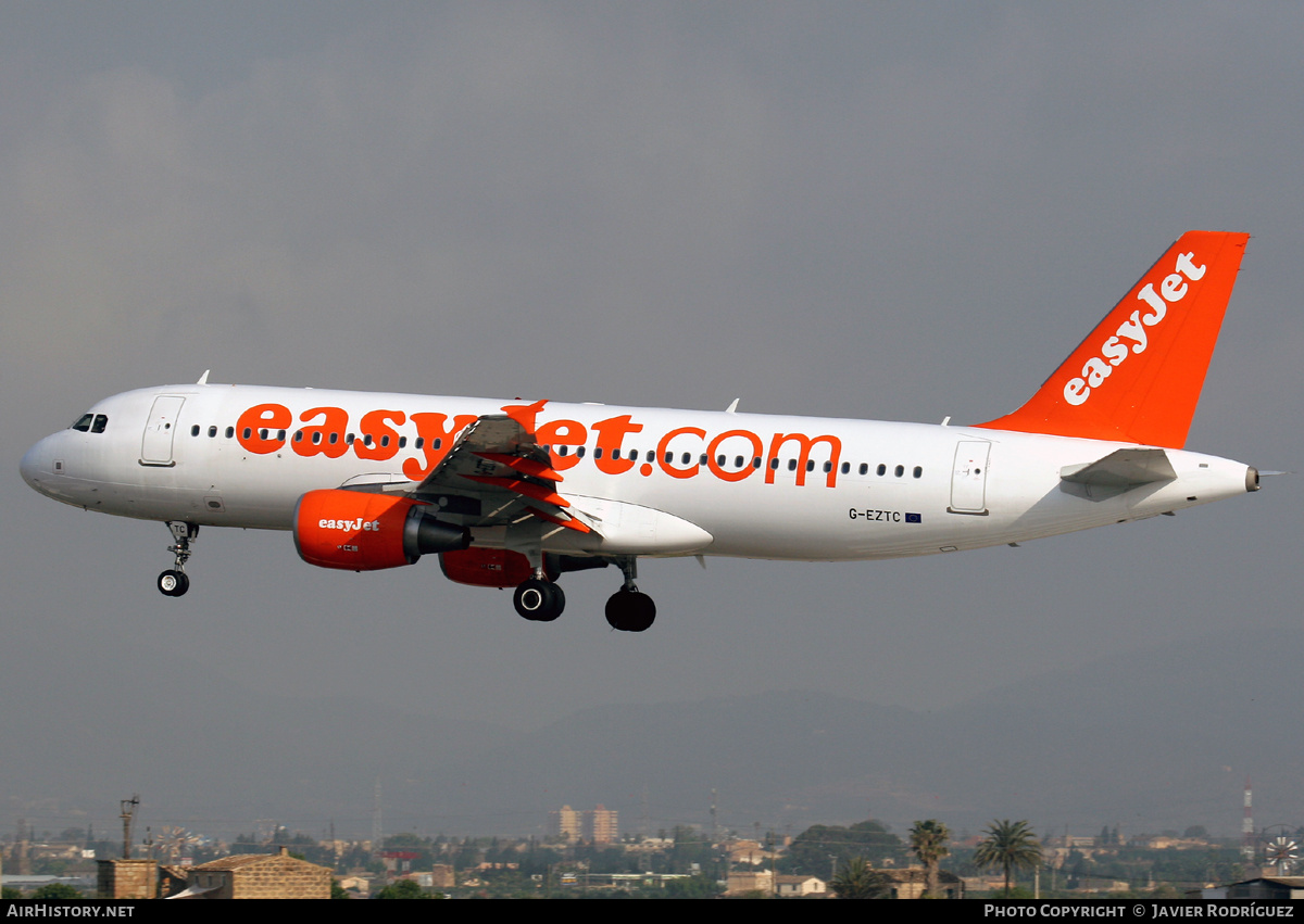 Aircraft Photo of G-EZTC | Airbus A320-214 | EasyJet | AirHistory.net #693401