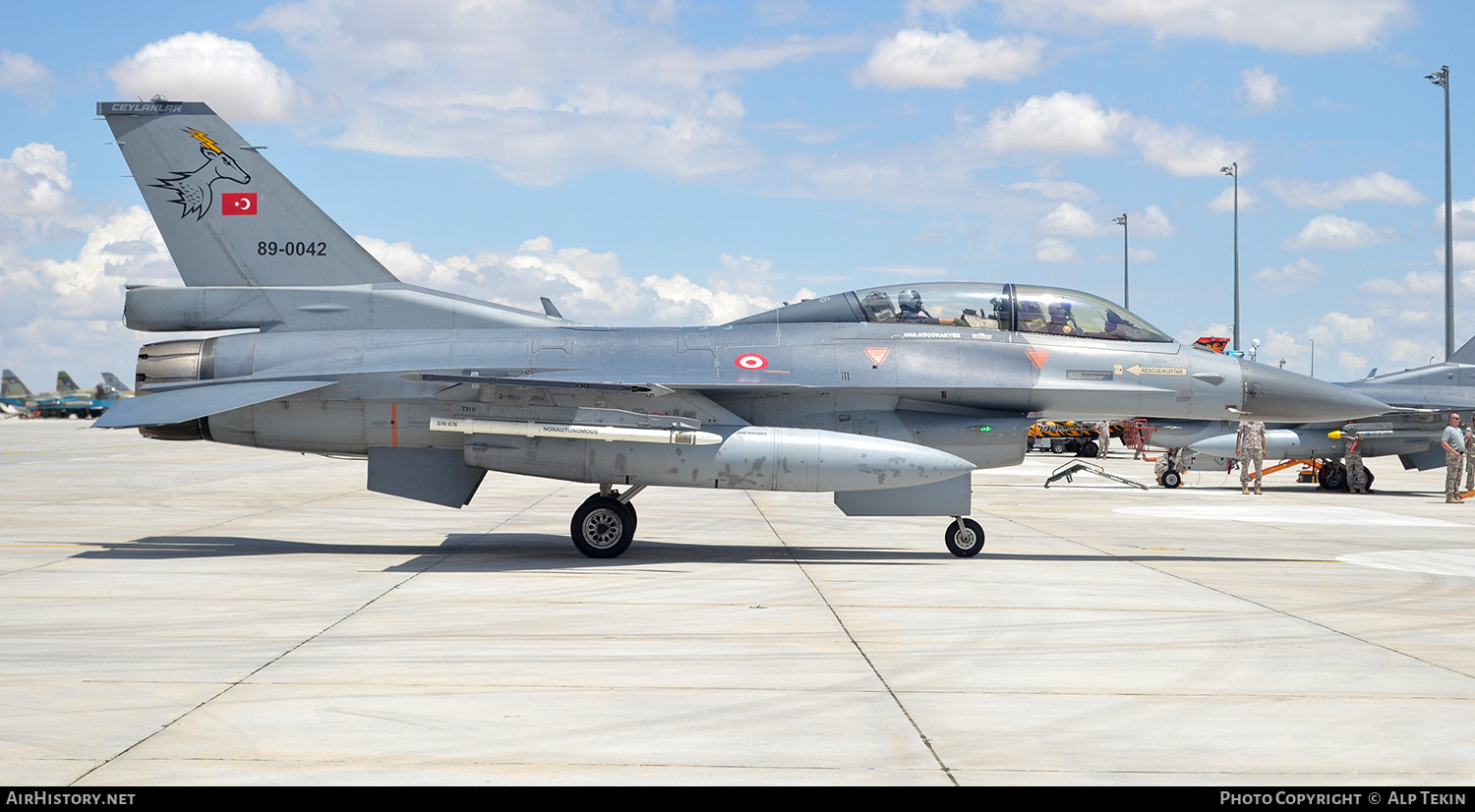 Aircraft Photo of 89-0042 | General Dynamics F-16DG Fighting Falcon | Turkey - Air Force | AirHistory.net #693459