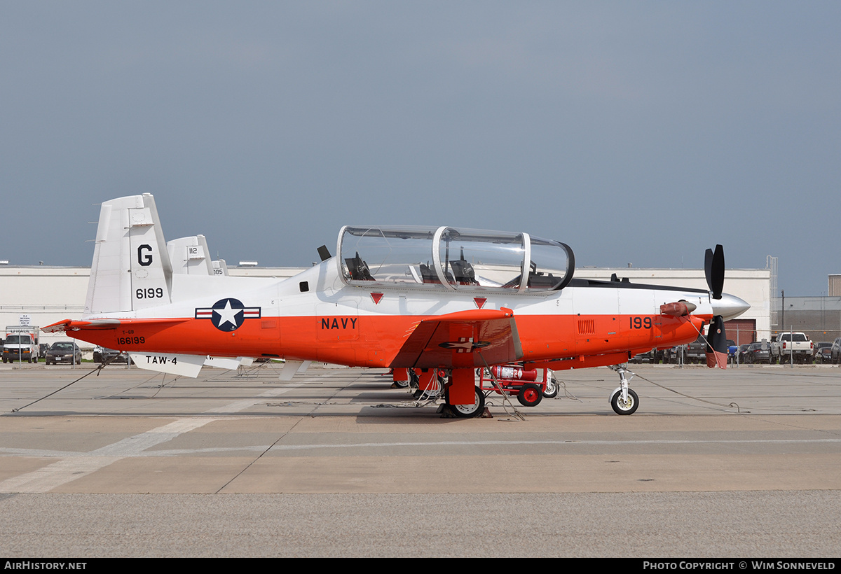 Aircraft Photo of 166199 / 6199 | Beechcraft T-6C Texan II | USA - Navy | AirHistory.net #693504