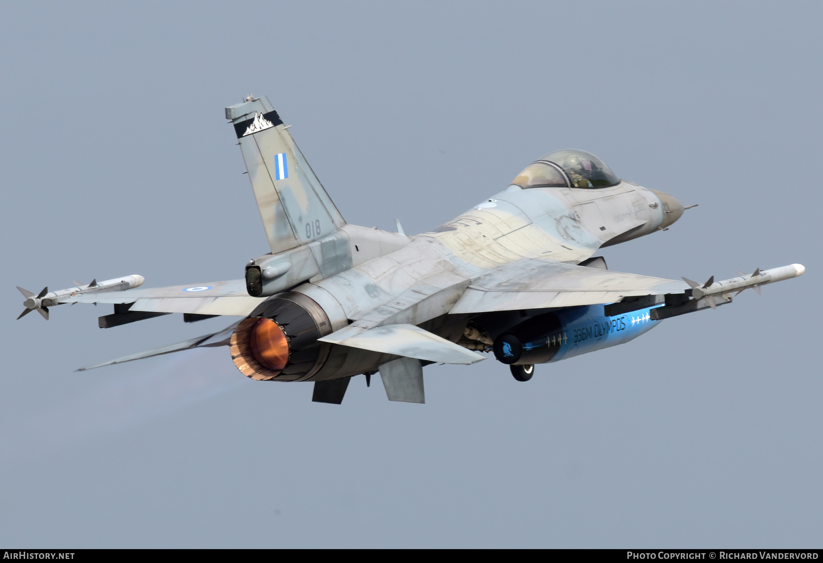 Aircraft Photo of 018 | Lockheed Martin F-16C Fighting Falcon | Greece - Air Force | AirHistory.net #693527