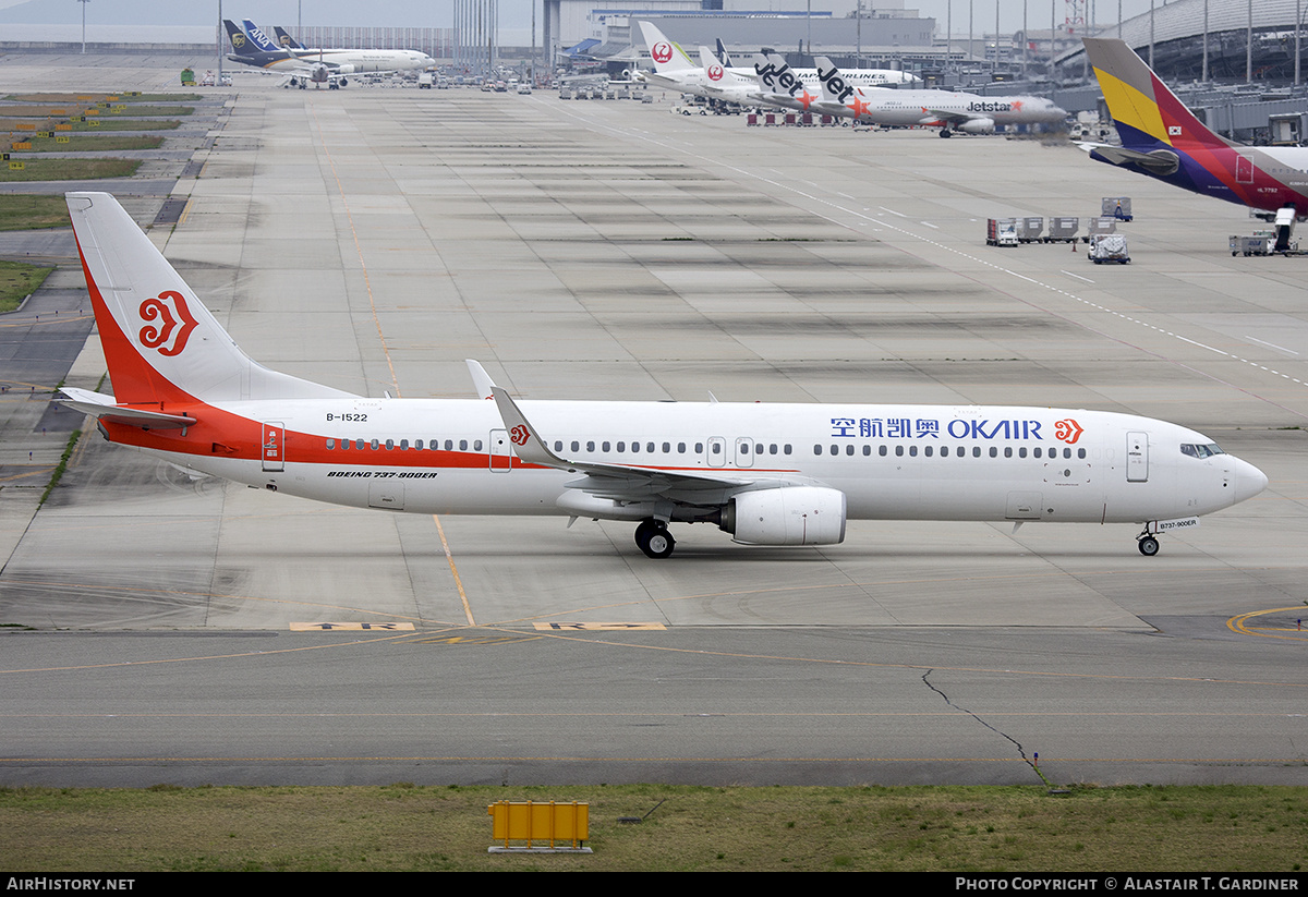 Aircraft Photo of B-1522 | Boeing 737-9KF/ER | OK Air | AirHistory.net #693536