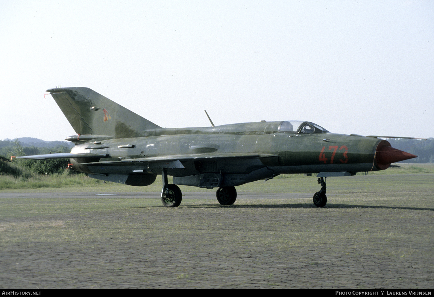 Aircraft Photo of 473 | Mikoyan-Gurevich MiG-21SPS-K | East Germany - Air Force | AirHistory.net #693542